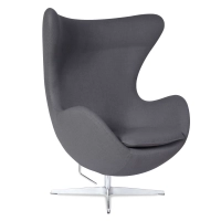 Replica Egg Chair in Cashmere from designer Arne Jacobsen