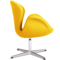 Réplique de la chaise Swan en cachemire par Arne Jacobsen