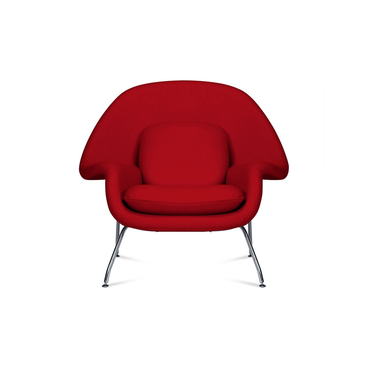 Replica della Womb Chair del designer Eero Saarinen