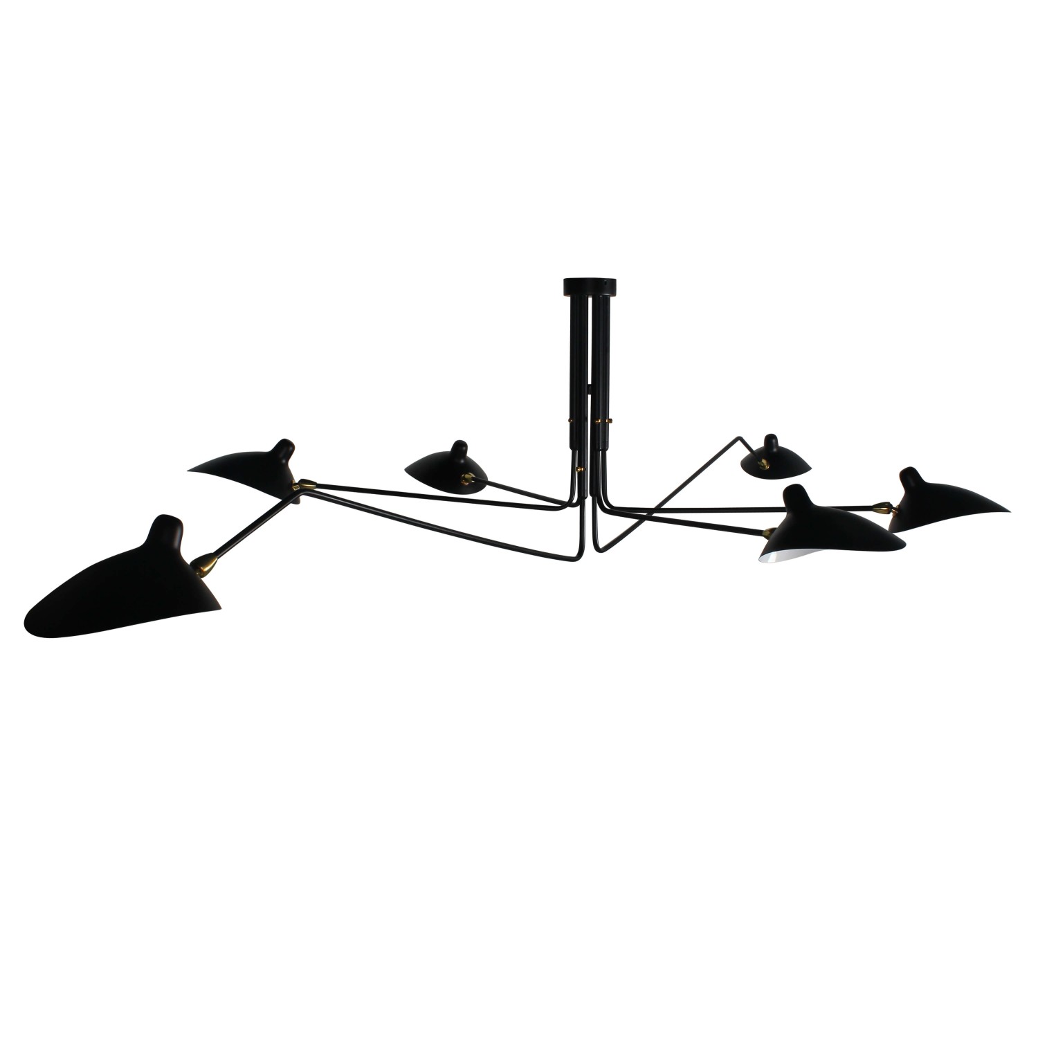 Inspiration von der Mouille Pendant 6 Arms Lampe