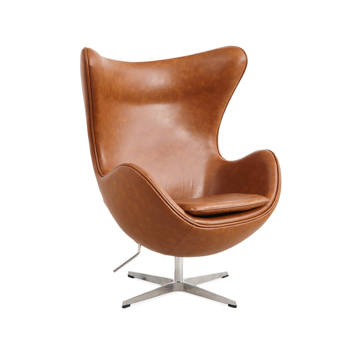 Replika Egg Chair židle z vintage zoufalé koženky
