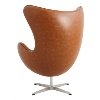 Replica Egg Chair in vintage distressed leatherette