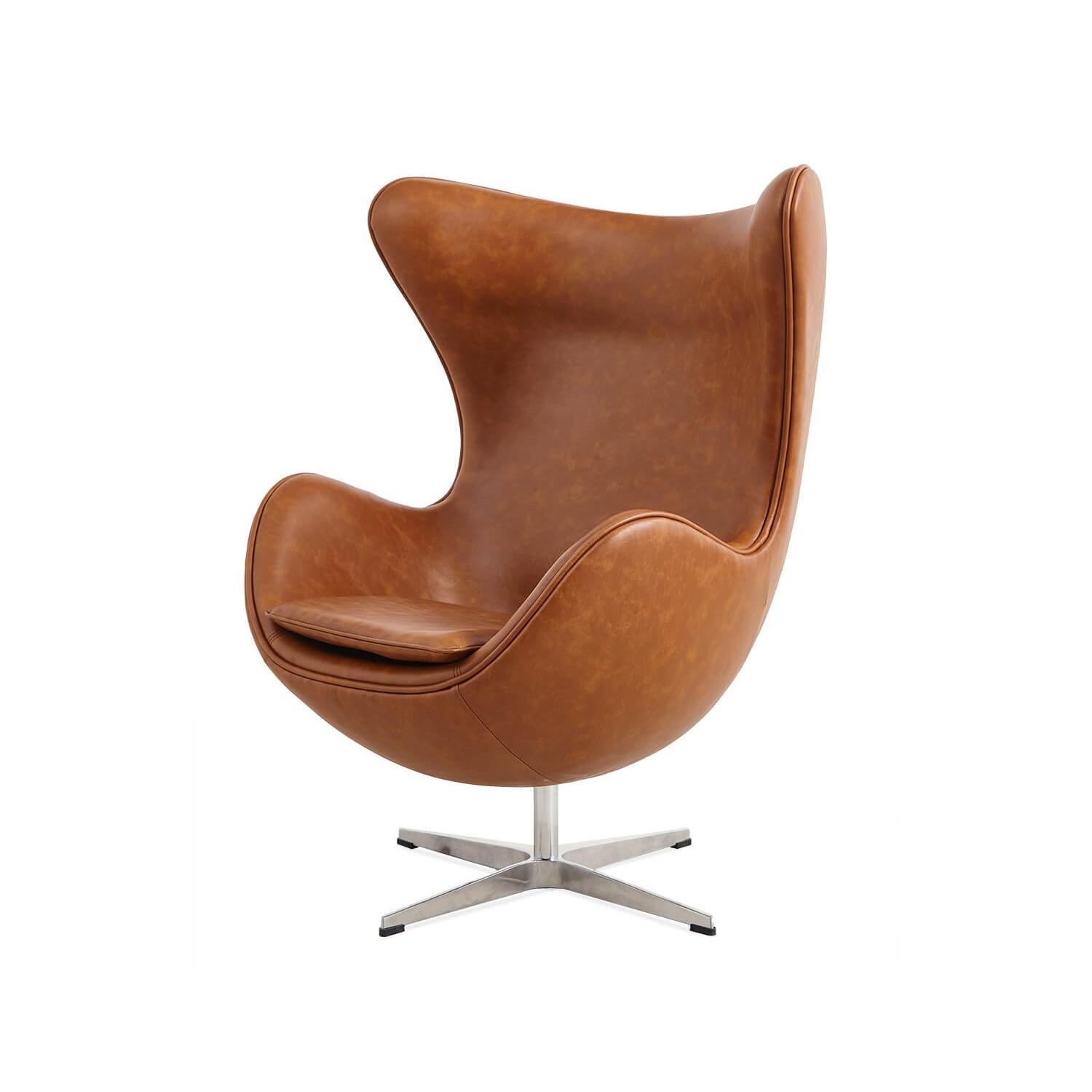 Replica Egg Chair in vintage distressed leatherette