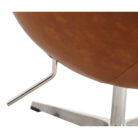 Replika Egg Chair židle z vintage zoufalé koženky