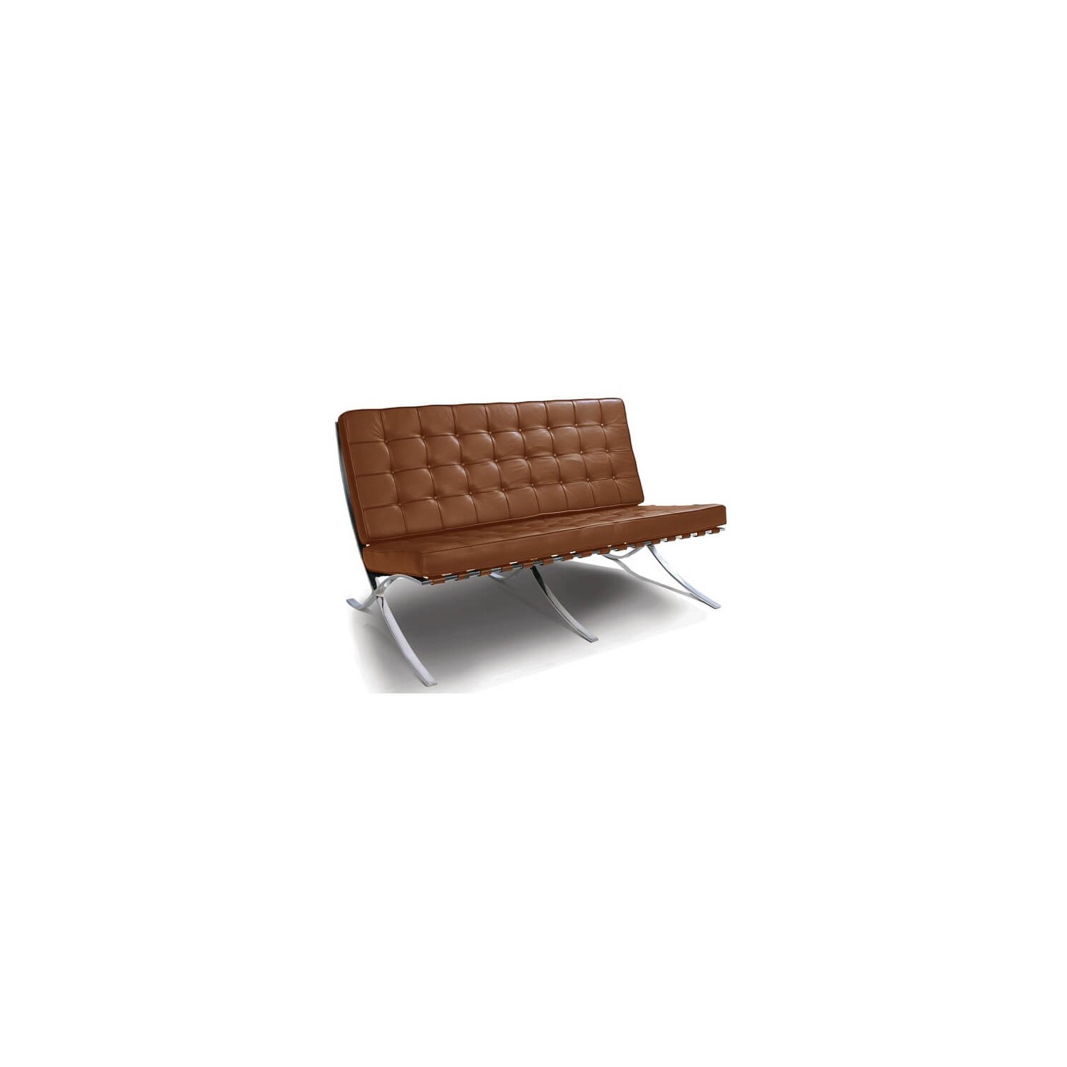 furmod Barcelona Half-leather Chair 2 Seats