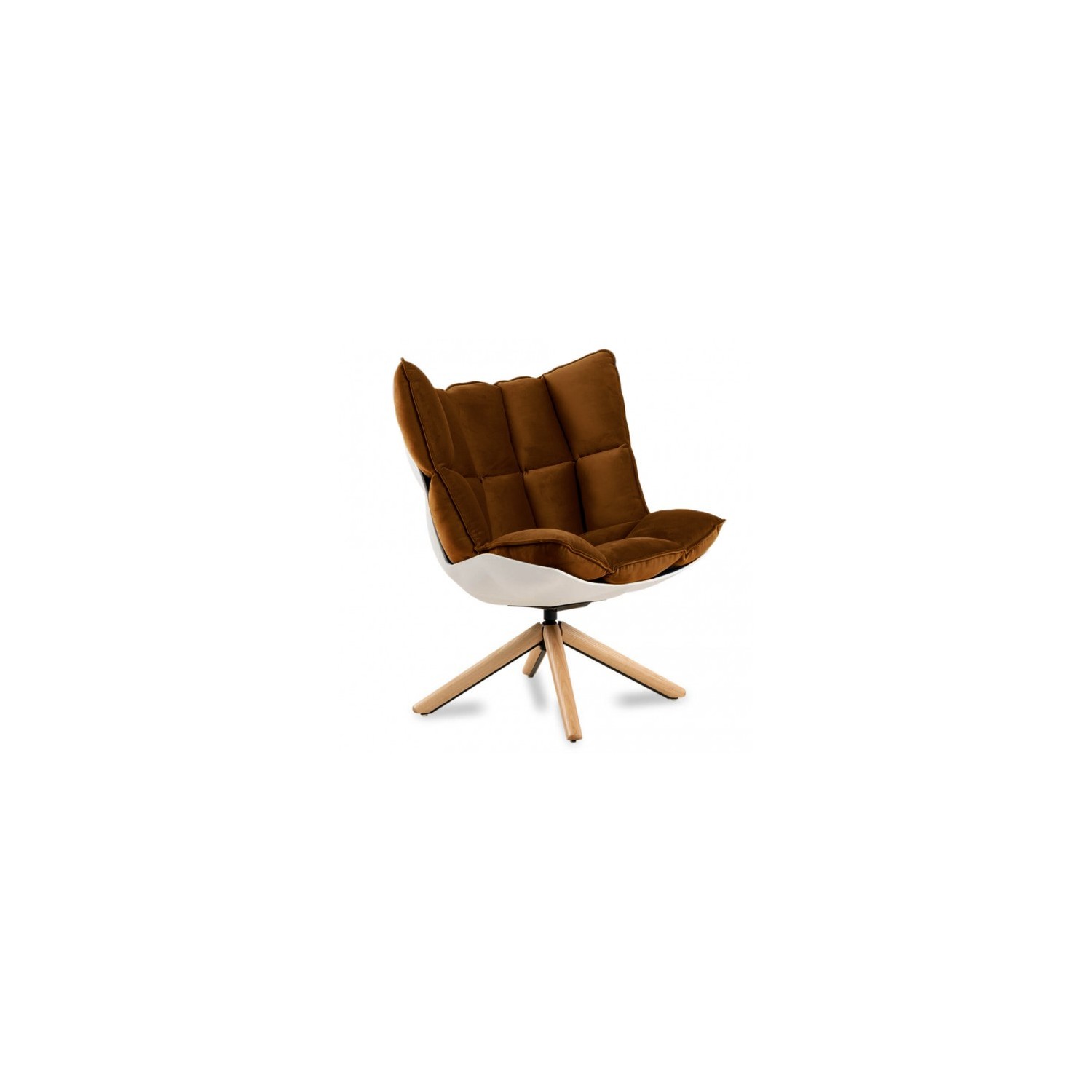 Replika av Design fåtölj Husk Armchair med fotstöd av den magnifika designern Patricia Urquiola