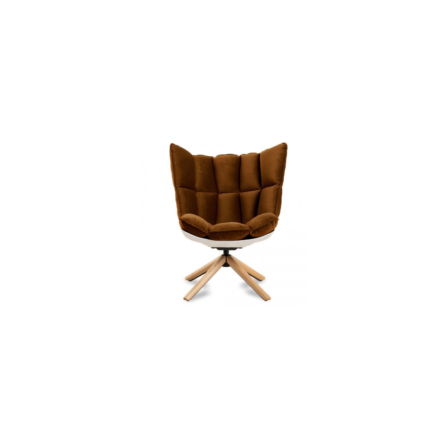 Réplica del sillón de Diseño Husk Armchair con reposapiés de la magnífica diseñadora Patricia Urquiola