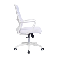 Chaise de bureau à dossier bas Mesh Ergo en maille de fibres