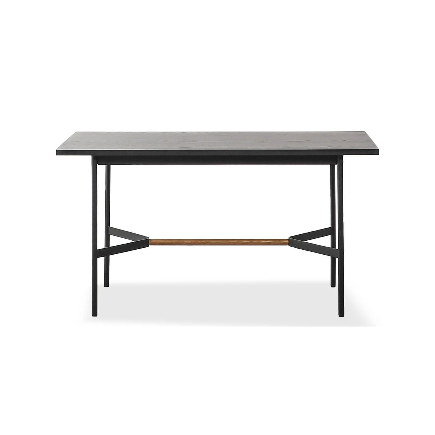 Rechteckiger Esstisch Blackstorm 140x80 cm aus Eichenholz