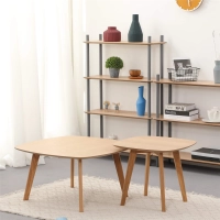 Northpole Oak Side Table Set