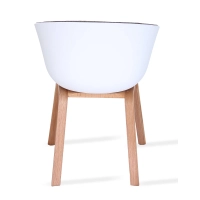 Silla Nórdica Tapizada en Algodón