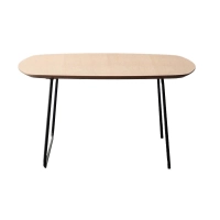 Mesa de Centro Cuadradada 80x80cm en Madera de Roble