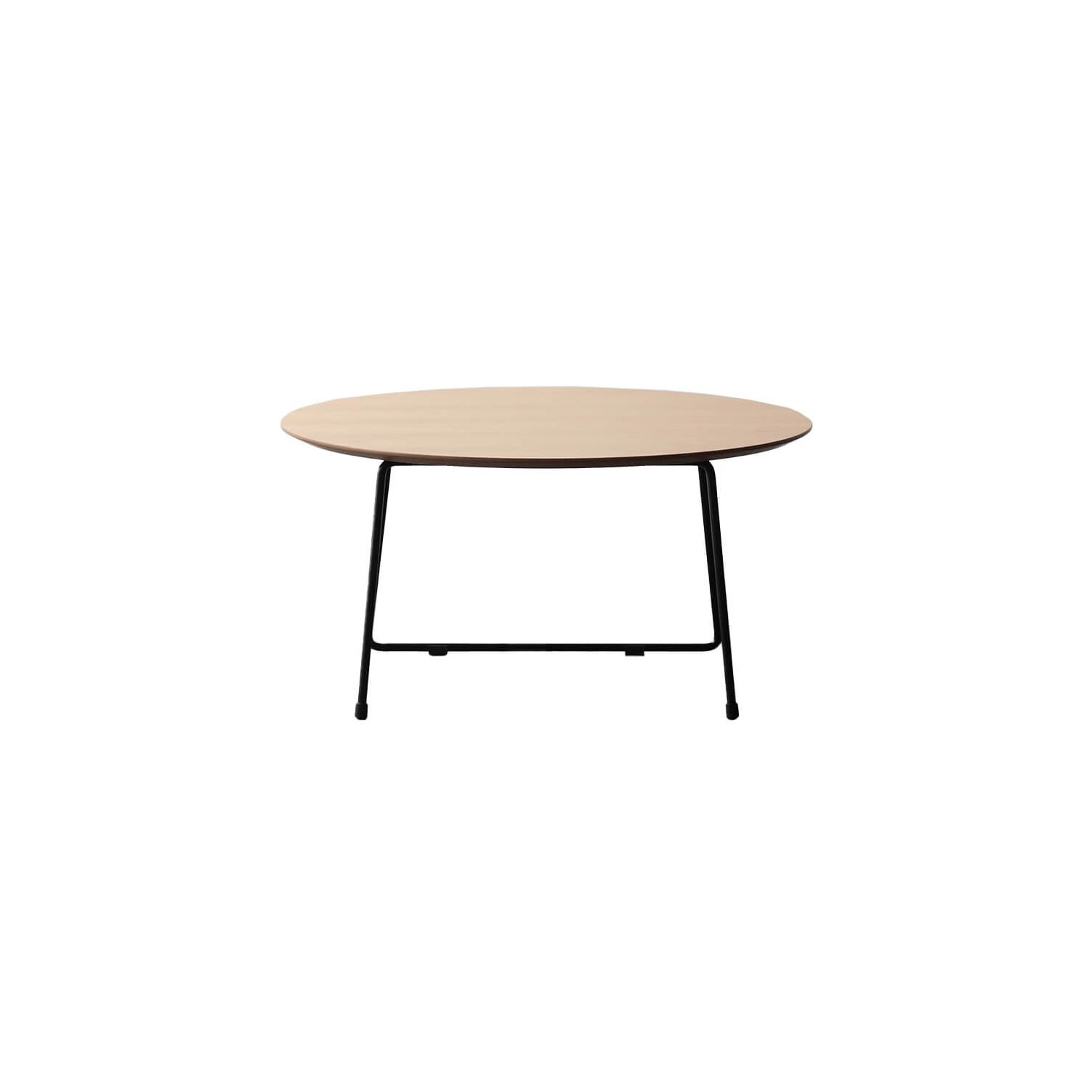 Tavolino Rotondo 80cm in Legno di Quercia