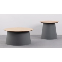 Mesa de centro redonda da Noruega