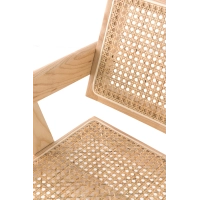 Réplica silla Chandigarh con brazos del diseñador Pierre Jeanneret 