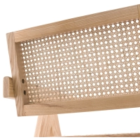 Réplica silla Chandigarh con brazos del diseñador Pierre Jeanneret 