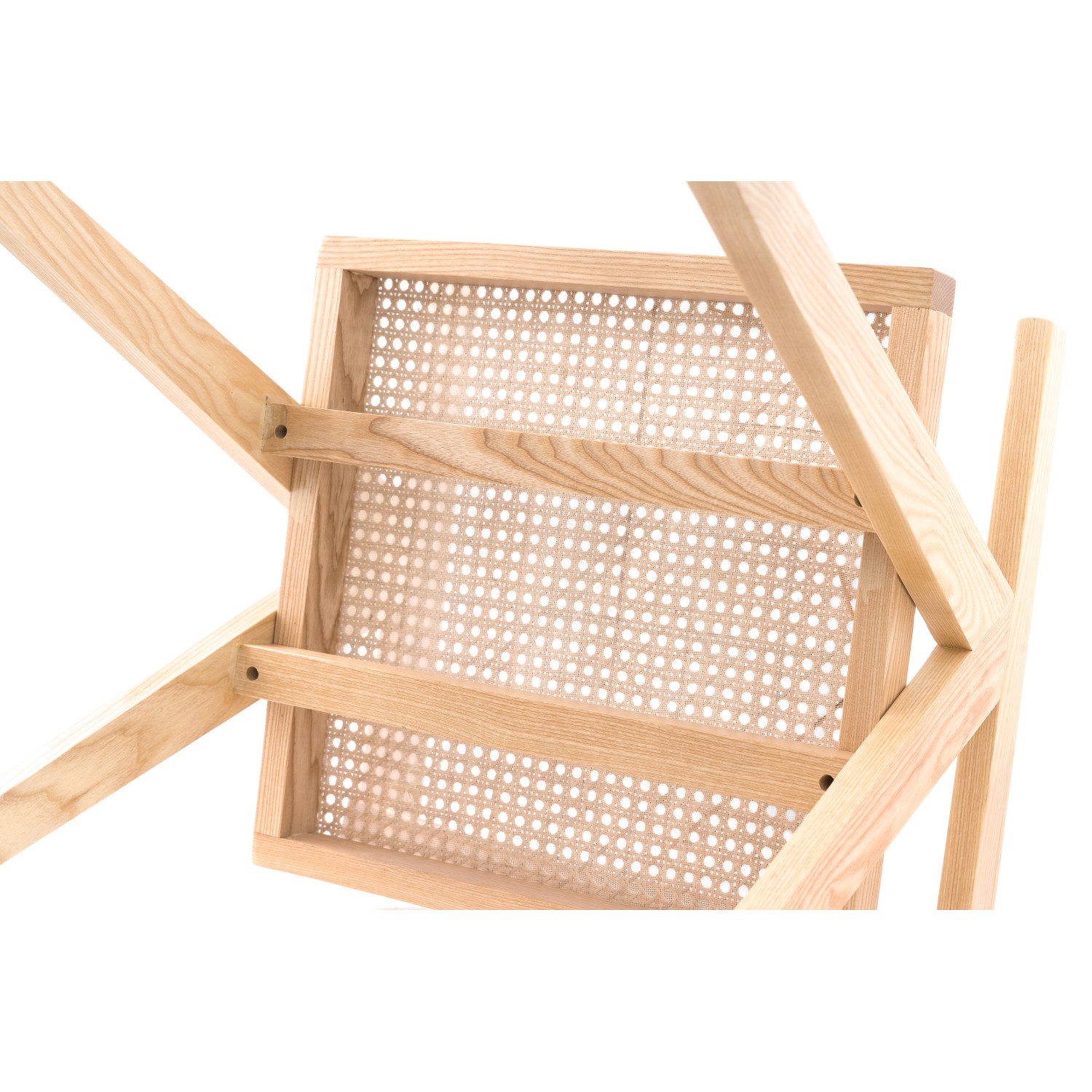 Réplica silla Chandigarh con brazos del diseñador Pierre Jeanneret 