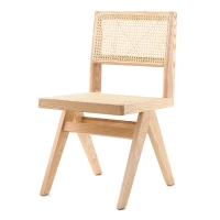 Replica Chandigarh-stoel van ontwerper Pierre Jeanneret 