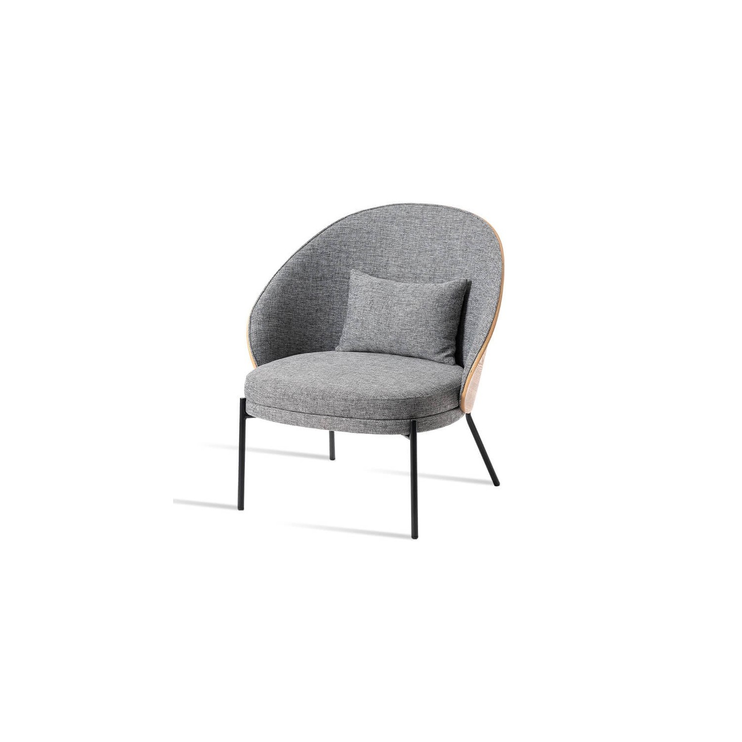 Poltrona Nordic Earth con cuscino in cotone