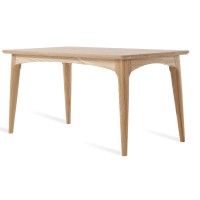 Mesa de comedor nórdica Dubli en madera de fresno