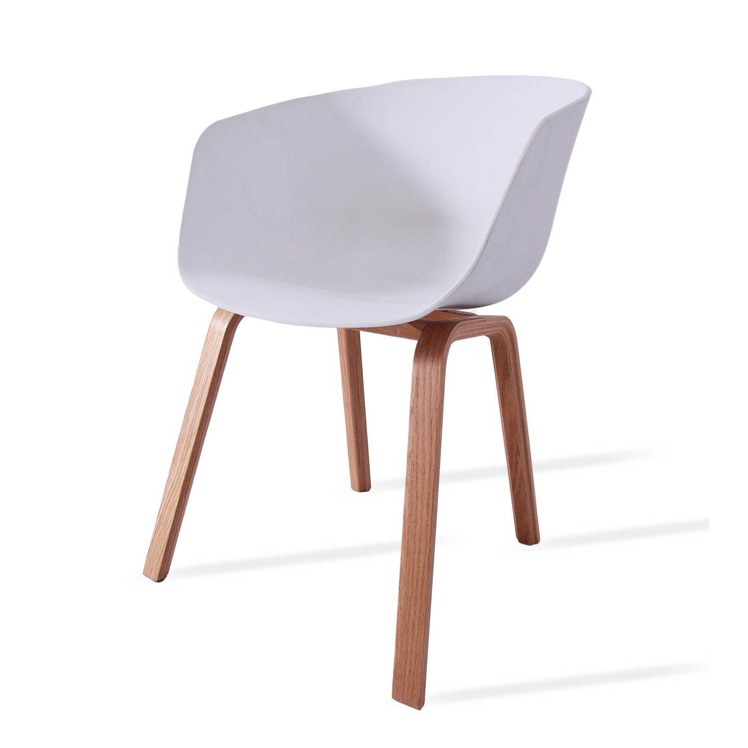 Chaise nordique Daxer en bois de hêtre de style nordique