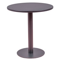 Mesa de bar redonda em aço Seville