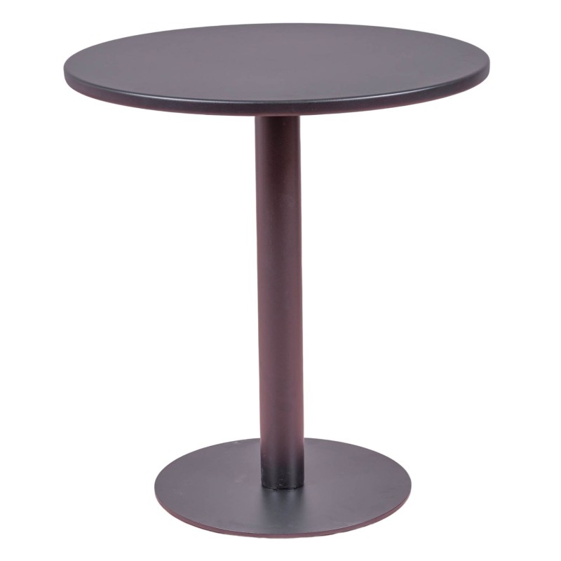 Table de bar ronde en acier Seville
