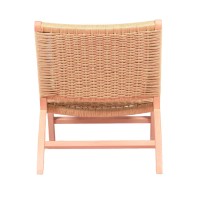 Sillón Nórdico Forest en madera de haya y cuerda natural
