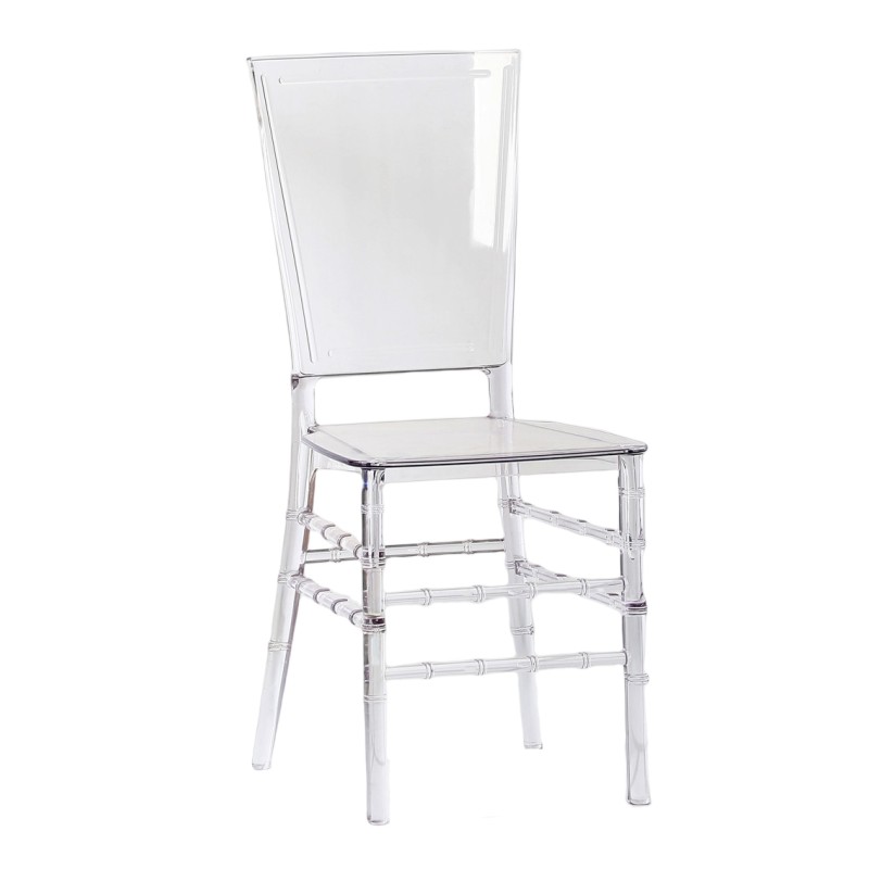 Pack Ghost Tisch 120cm und 4 Stühle Felipe Ghost
