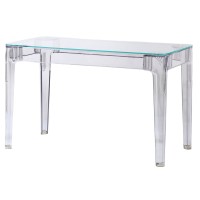 Pack Ghost Tisch 120cm und 4 Stühle Felipe Ghost