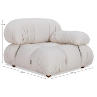 Soffa modulär Laurel 3 piezas