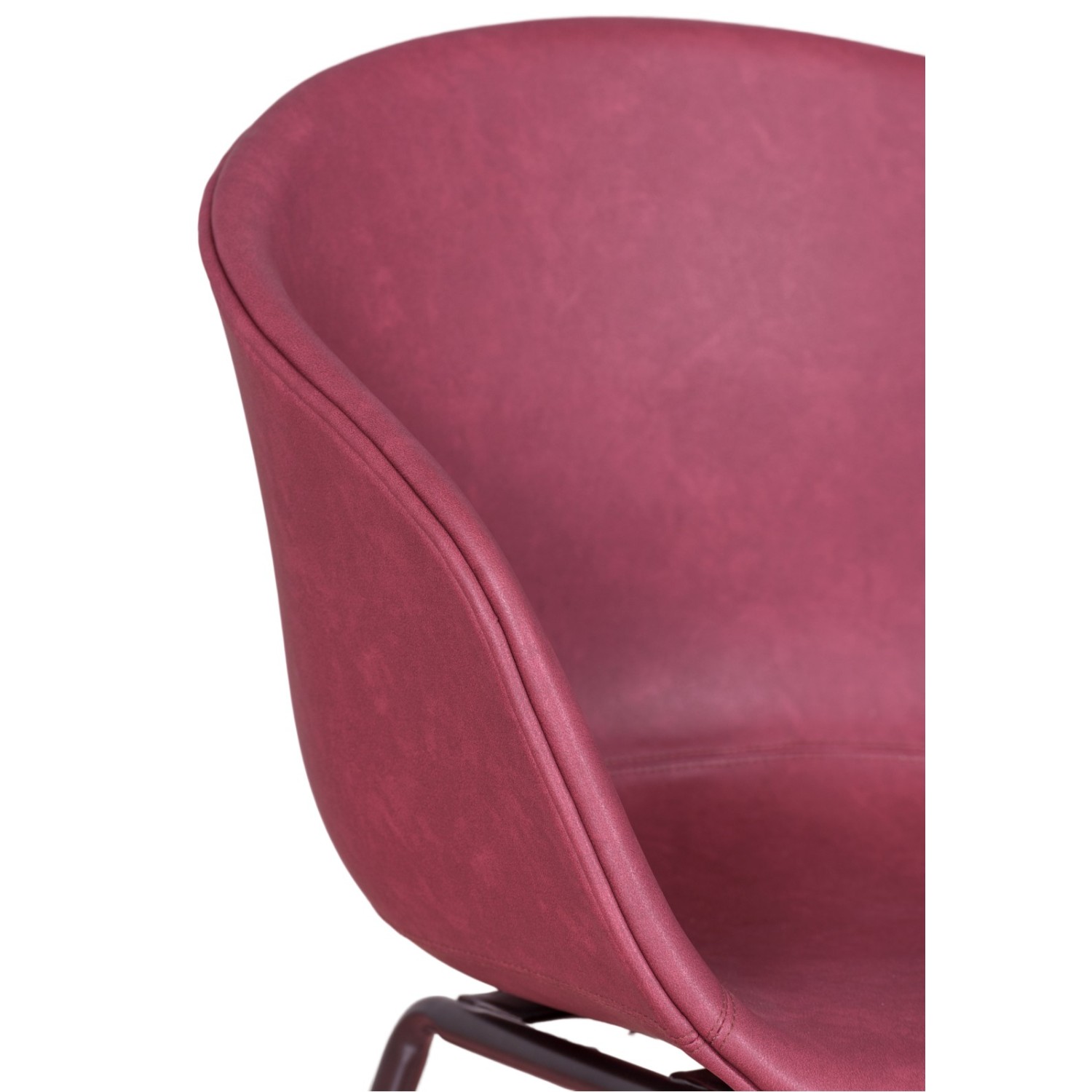 Chaise rembourrée Denver en simili cuir