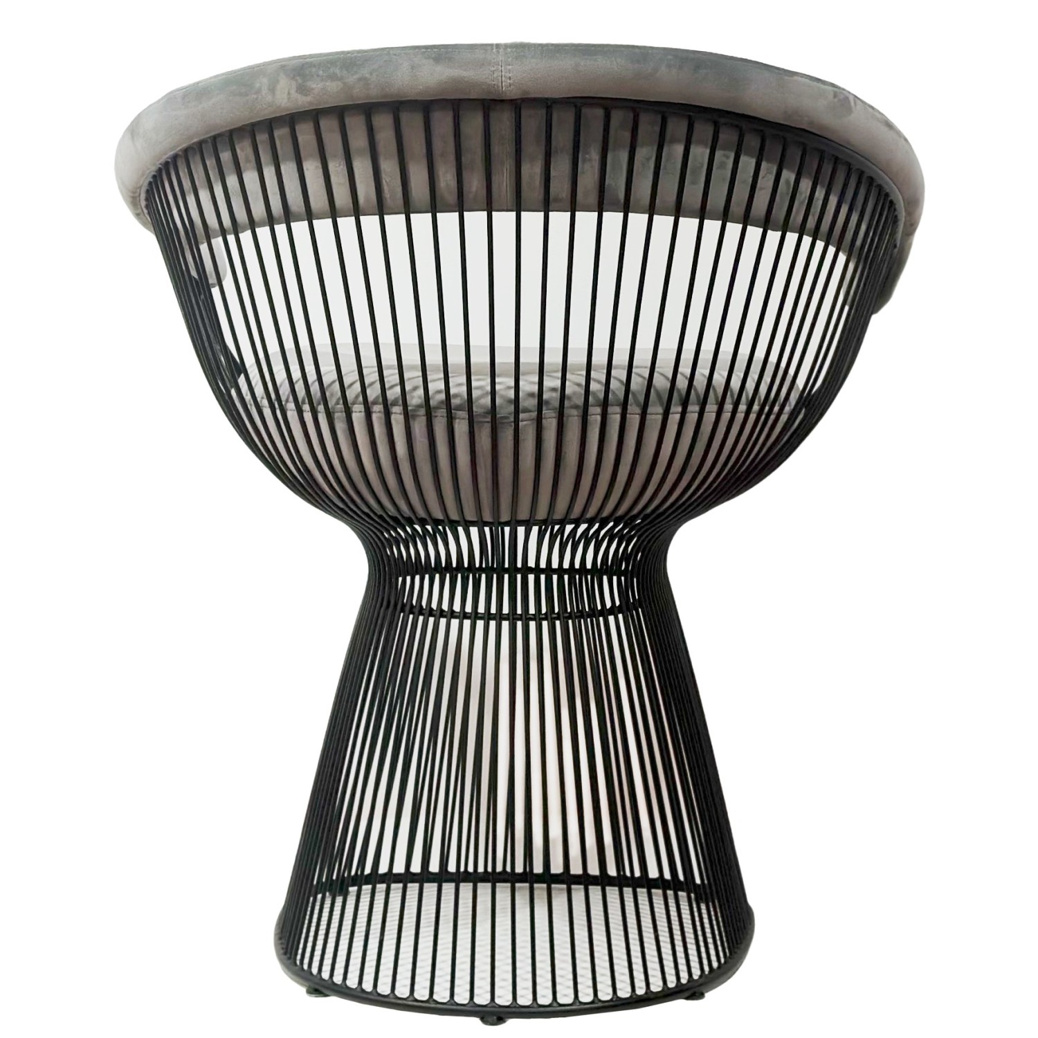 Albert designfåtölj klädd i sammet