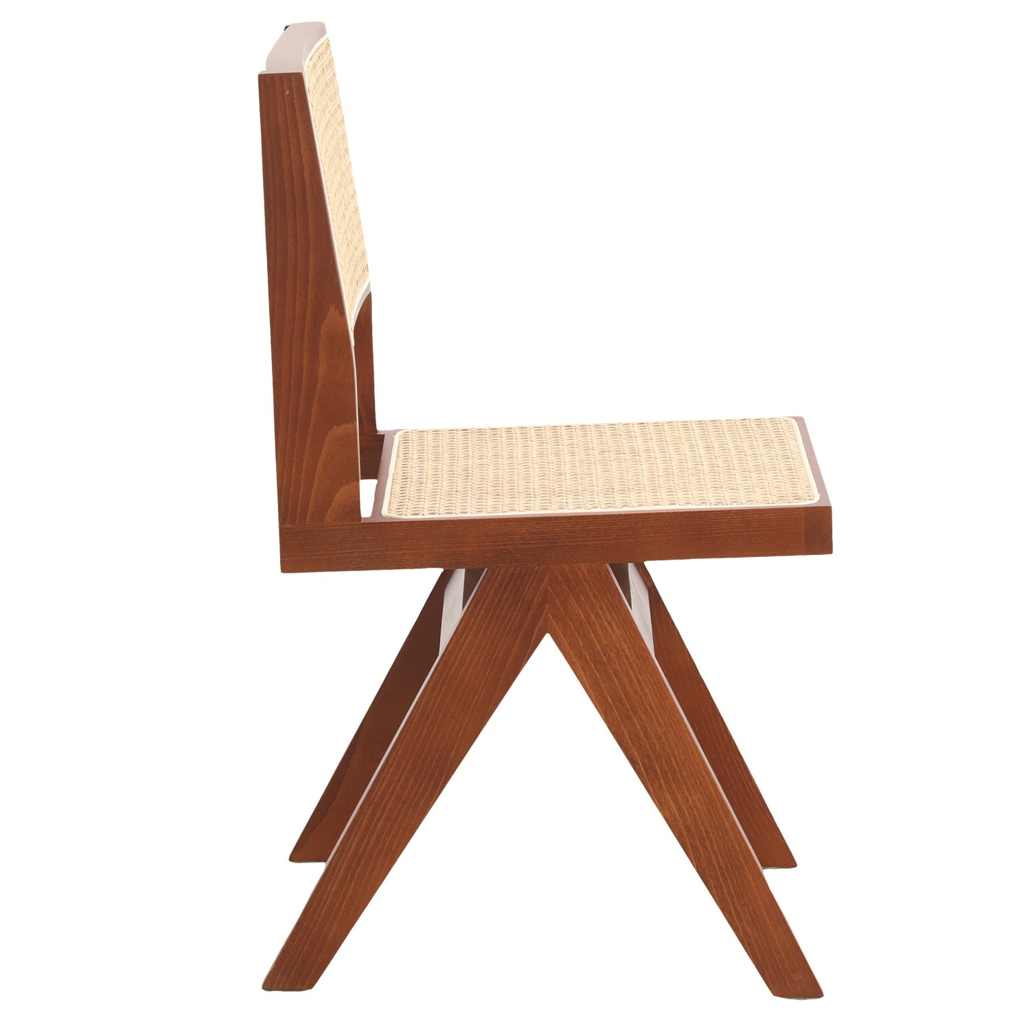 Réplica da cadeira Chandigarh pelo designer Pierre Jeanneret 