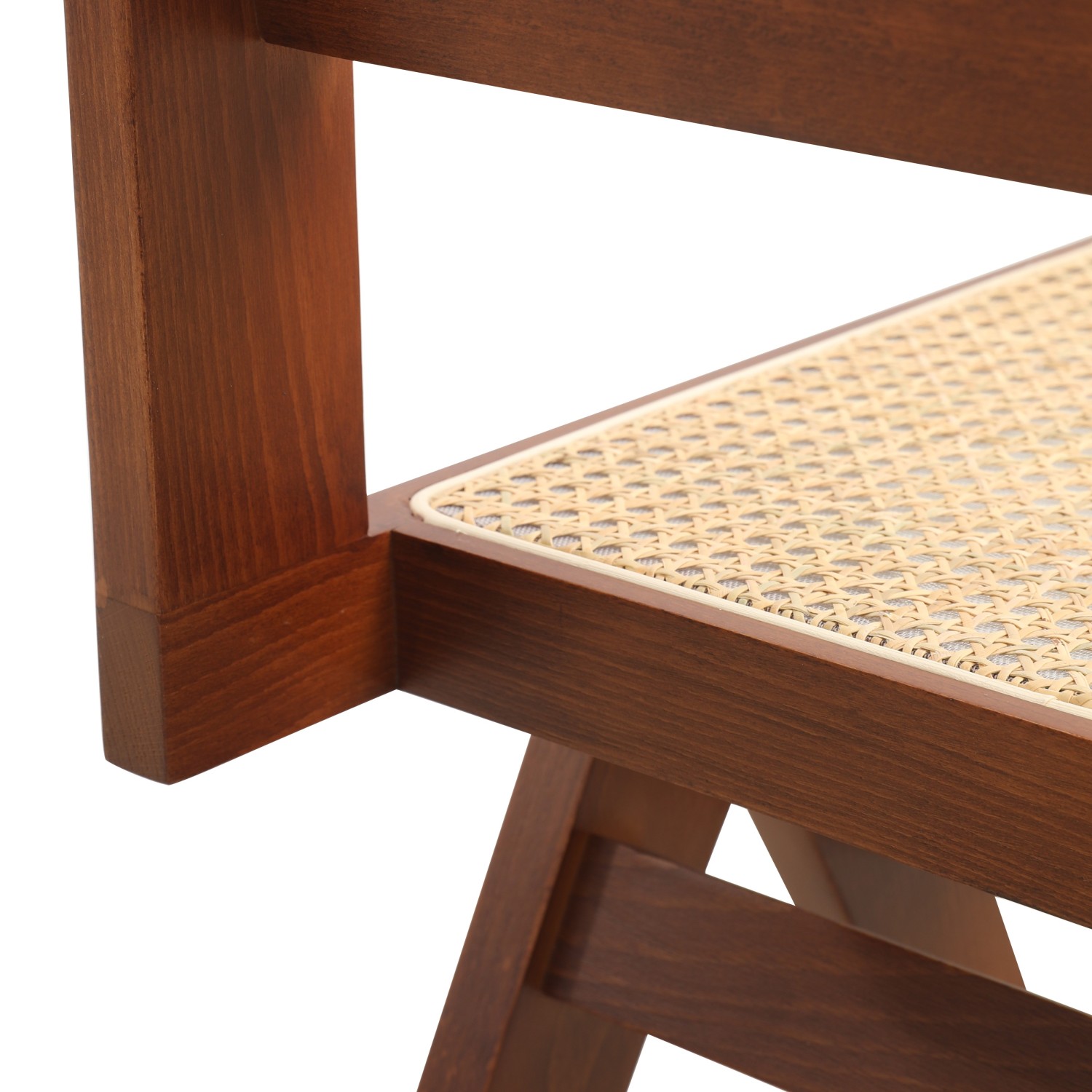 Réplique de la chaise Chandigarh du designer Pierre Jeanneret 